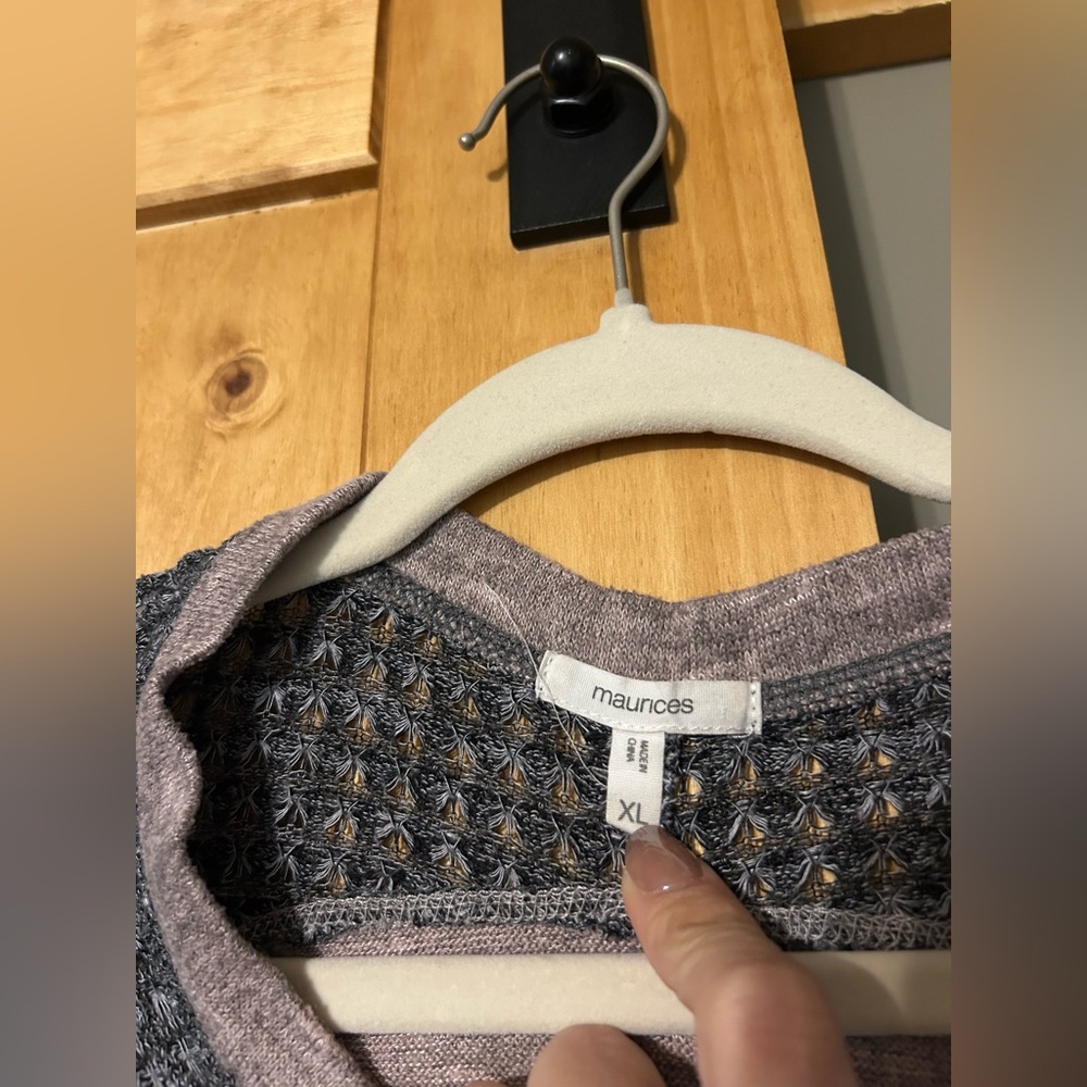 Maurices Textured Knit Top Size XL - Picture 3 of 5